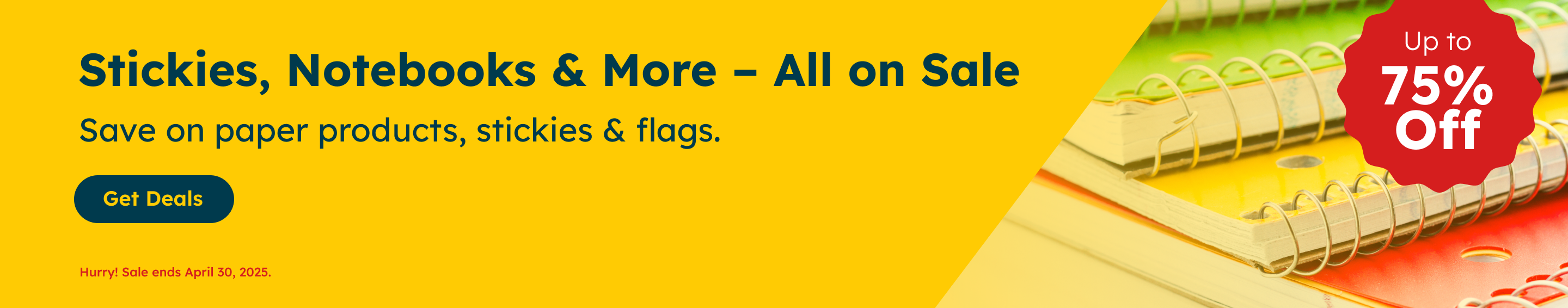 Stickies, Notebooks & More - All on Sale