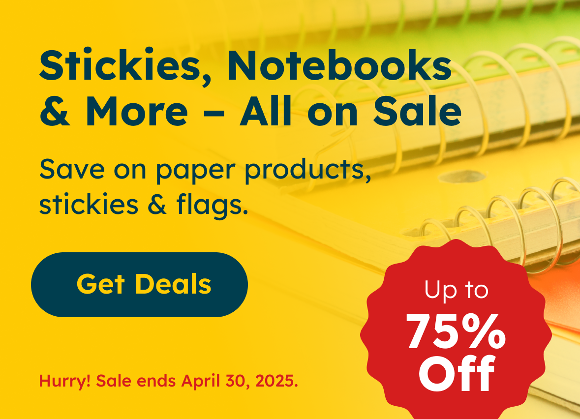 Stickies, Notebooks & More - All on Sale