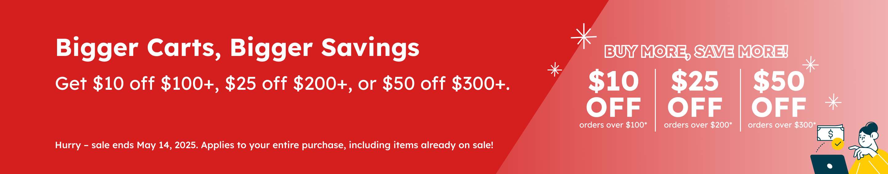 Bigger Carts, Bigger Savings