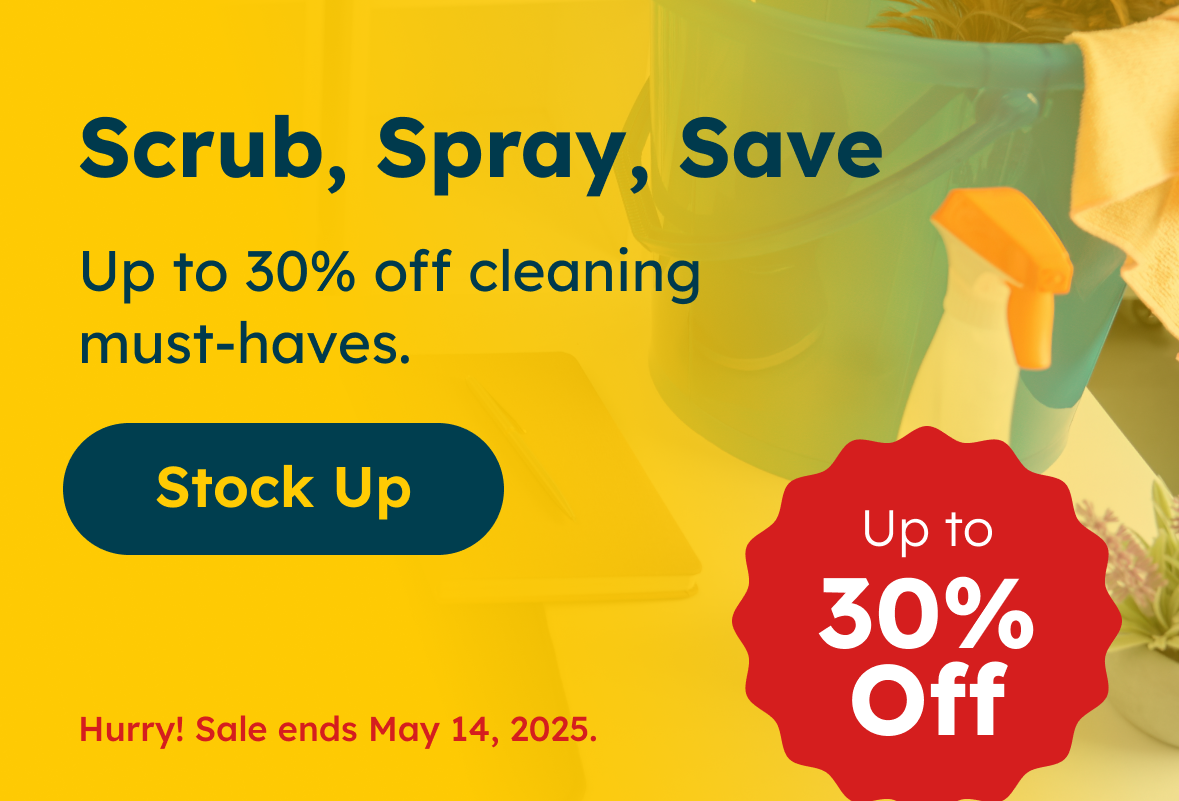 Scrub, Spray, Save