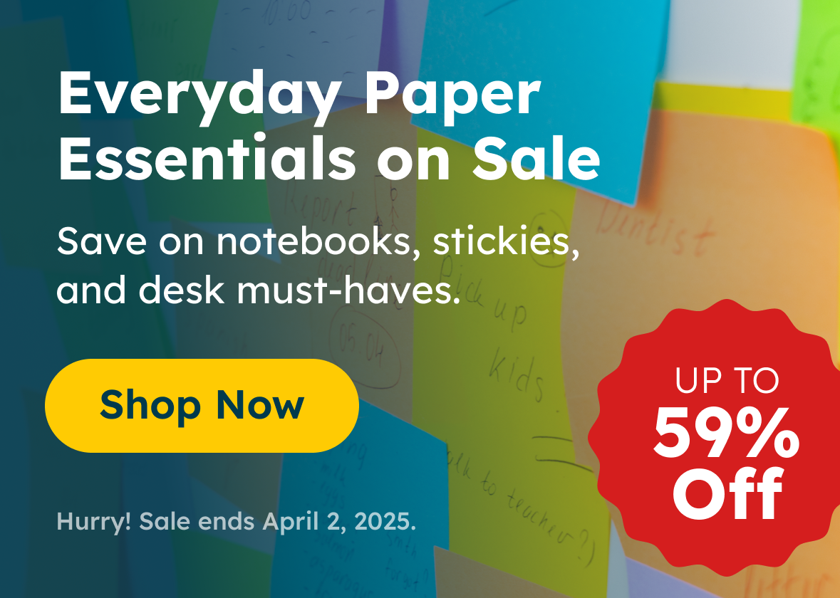 Everyday Paper Essentials on Sale