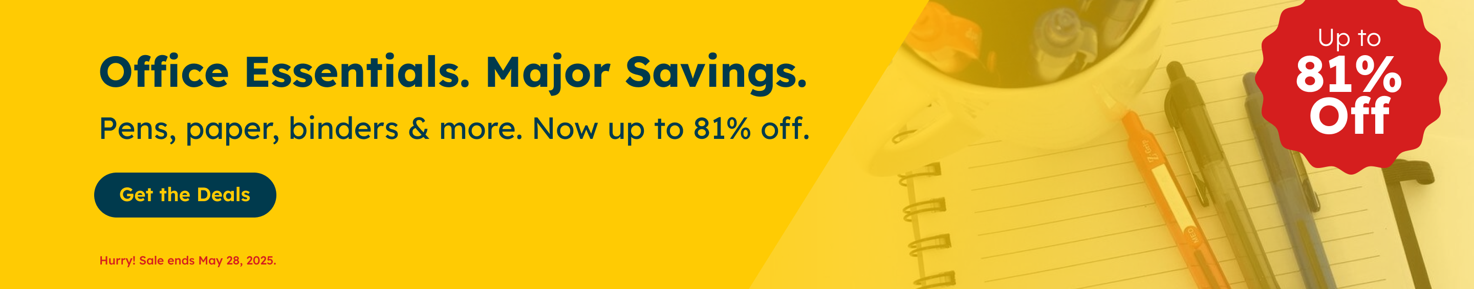 Office Essentials. Major Savings