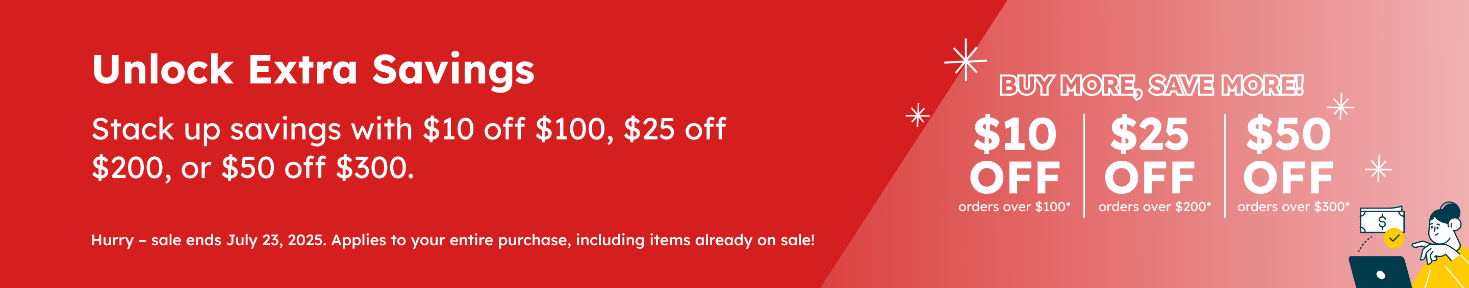 Unblock Extra Savings