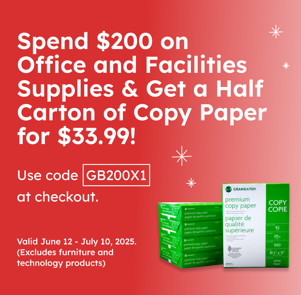 Grand & Toy Copy Paper