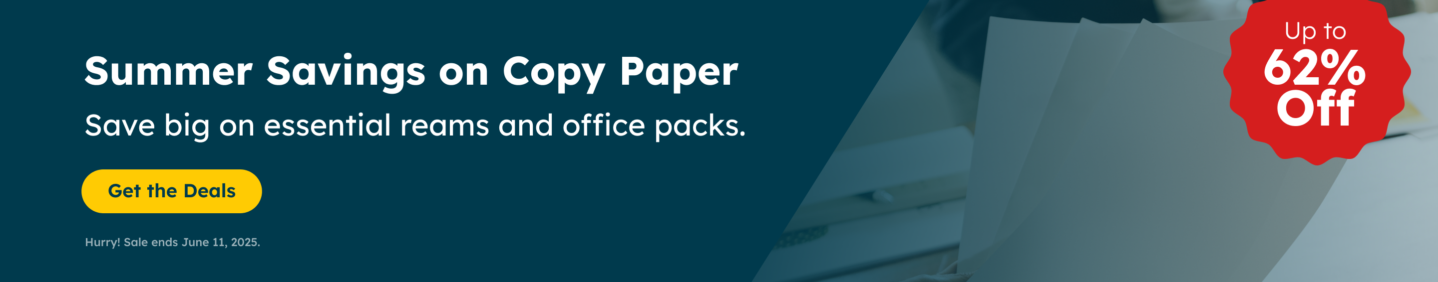 Summer Savings on Copy Paper