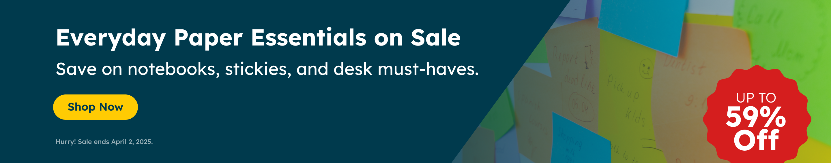 Everyday Paper Essentials on Sale