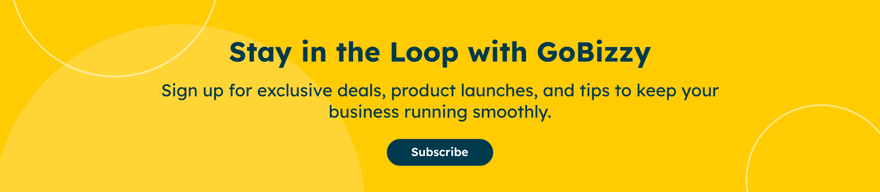 Stay in the Loop with GoBizzy 